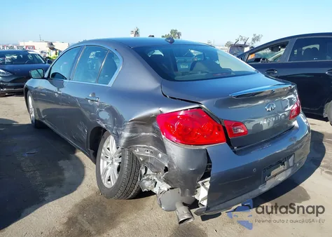 2013 Infiniti G37 Journey from USA, damaged, VIN JN1CV6AP9DM726325